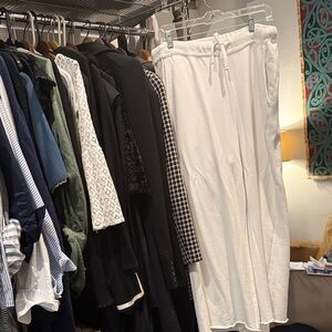 Eileen Fisher Cream Joggers